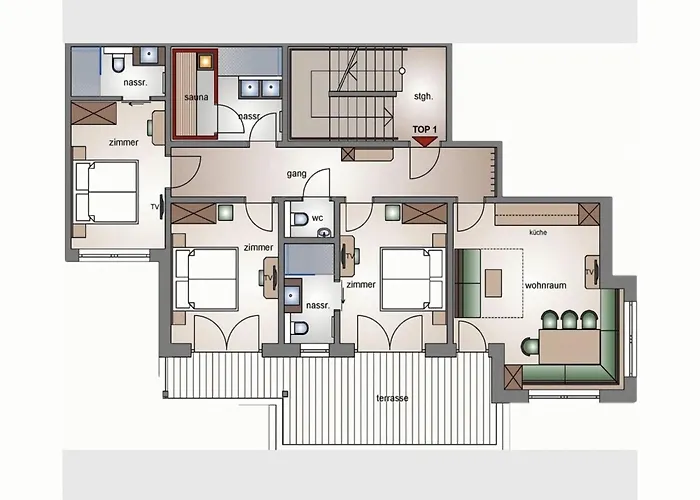Luxurious With Sauna In Koenigsleiten Apartamento *